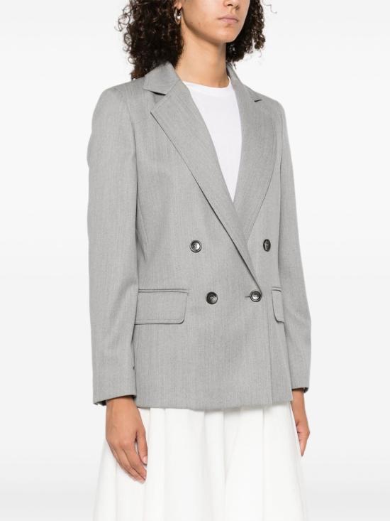 25FW 막스마라 Locarno 블레이저 2521046062600LOCARNO049 Light grey - MAX MARA
