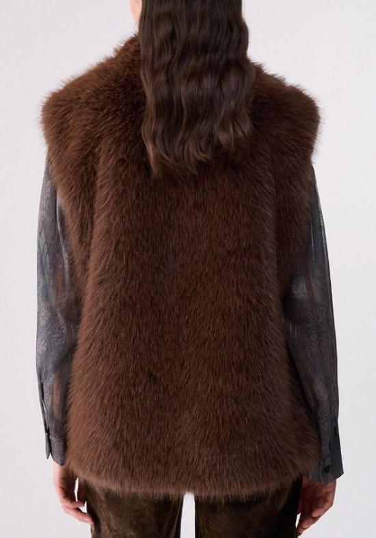 26FW 리우조 자켓 WF6203E1136X0787 BROWN - LIU JO