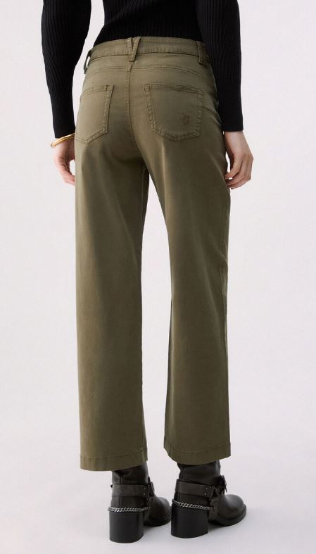 26FW 리우조 스트레이트 팬츠 WF6125T709A90510 VERDE - LIU JO