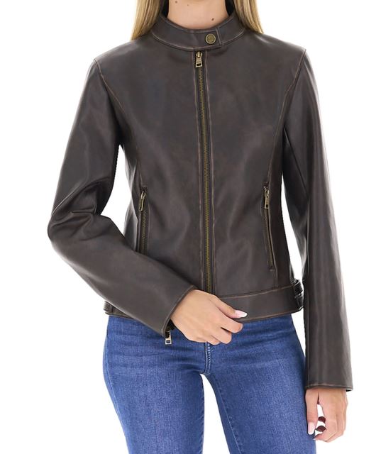 26FW 리우조 자켓 WF6381EE110691419 Dark brown - LIU JO