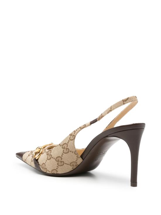 26FW 구찌 돈나 슬링백 펌프스 힐 A0068TFAGHW9650 Sand - GUCCI