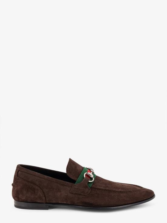 26FW 구찌 코모 홀스빗 스웨이드 로퍼 874936AAG9O2052 T MORO - GUCCI