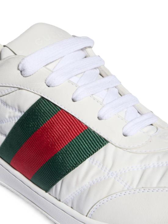 26FW 구찌 스크리너 나일론 스니커즈 A006VLFAGIV9078 Off white - GUCCI