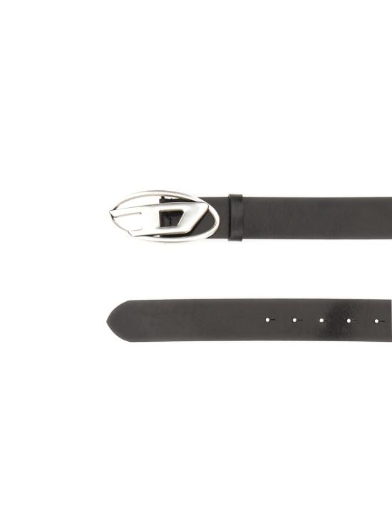 26FW 디젤 B-1DR 레더 벨트 D 버클 X08516PR666T8013 Black - DIESEL