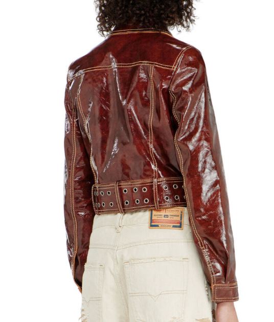 26FW 디젤 자켓 A221670SIBQ77Q Burgundy - DIESEL