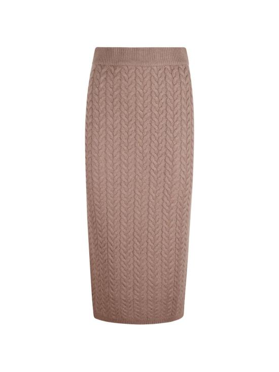 25FW 에스막스마라 스커트 2529306023600AVIGNON006 Tan - 'S MAX MARA