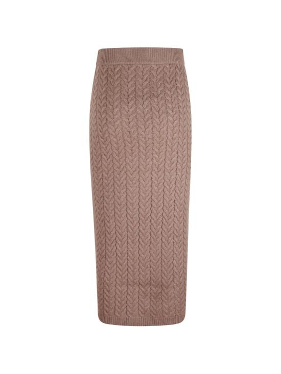 25FW 에스막스마라 스커트 2529306023600AVIGNON006 Tan - 'S MAX MARA