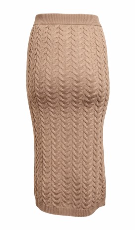 25FW 에스막스마라 스커트 2529306023600AVIGNON006 Tan - 'S MAX MARA