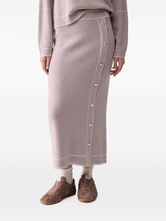 26FW 리우조 스커트 TF6179MS59LD3034 Light grey - LIU JO