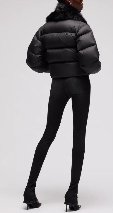 26FW 구찌 시어링 패딩 폴리에스터 재킷 A0099UZAVMJ1000 BLACK - GUCCI