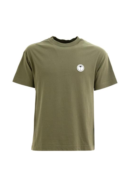 26FW 팜앤젤스 반팔 티셔츠 PAMAA001JR0025403 OLIVE GREEN - PALM ANGELS