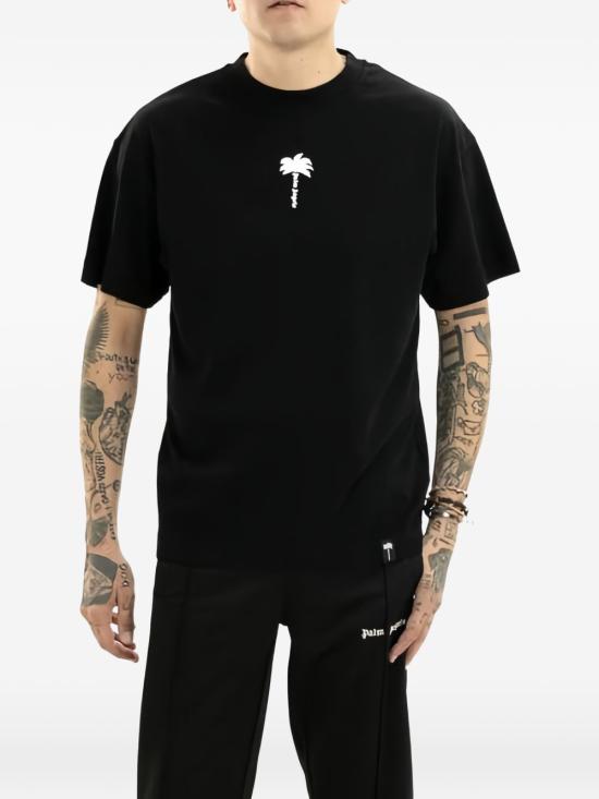 26FW 팜앤젤스 반팔 티셔츠 PAMAA001JR0081003 BLACK - PALM ANGELS