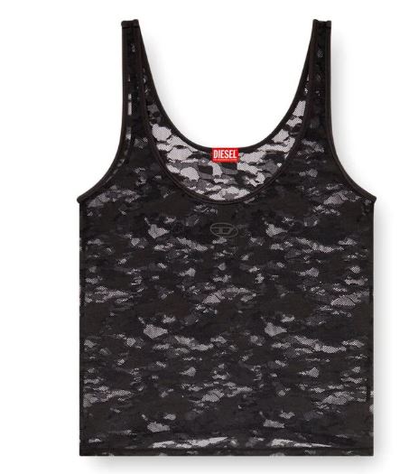 26FW 디젤 반팔 티셔츠 A239810DRAK900 Black