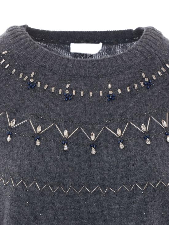 26FW 리우조 스웨터 WF6371MS009L9527 GRAY - LIU JO