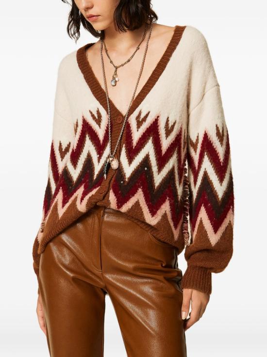 26FW 트윈셋 스웨터 262AT3030S2227714118 TOFFEE RABARBARO - TWINSET
