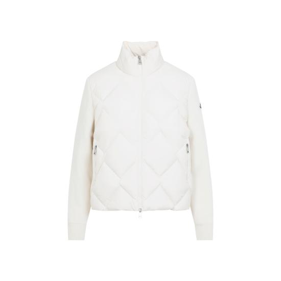 26FW 몽클레어 울 캐시미어 패딩 자켓 L20939B00041M4281035 Off white