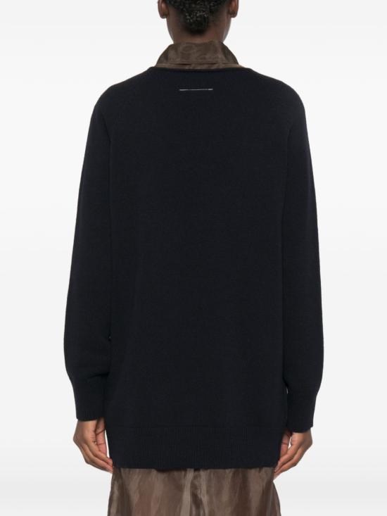 26FW MM6 메종마르지엘라 스웨터 S62HN0013M13349487 Black - MM6 MAISON MARGIELA