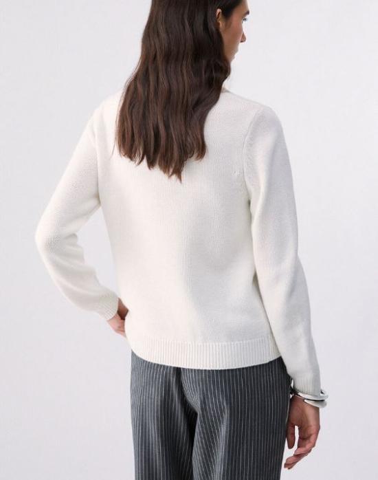 26FW 리우조 스웨터 TF6160MA22SL9508 Off white - LIU JO