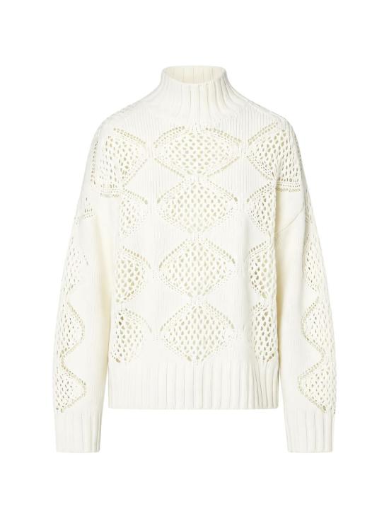 26FW 리우조 스웨터 WF6287MA37R10701 BIANCO - LIU JO