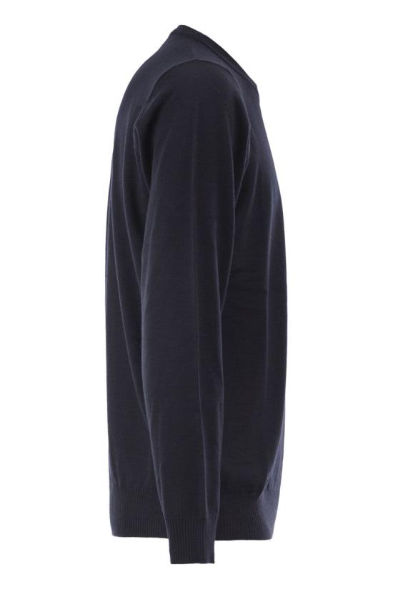 26FW 스톤 아일랜드 라이트 RWS 퓨어 울 크루넥 스웨터 L2S155100071S00C4V0020 NAVY BLUE - STONE ISLAND
