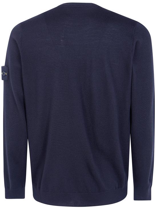 26FW 스톤 아일랜드 라이트 RWS 퓨어 울 크루넥 스웨터 L2S155100071S00C4V0029 BLACK - STONE ISLAND