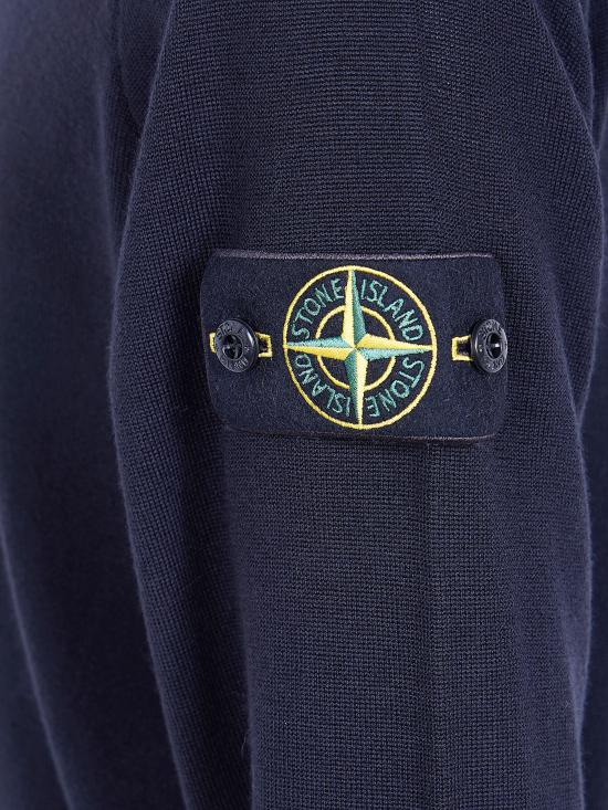 26FW 스톤 아일랜드 라이트 RWS 퓨어 울 크루넥 스웨터 L2S155100071S00C4V0029 BLACK - STONE ISLAND