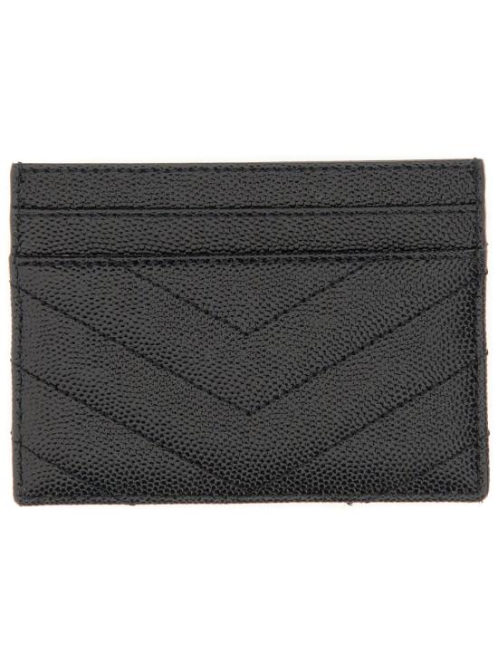 26FW 생로랑 카산드라 마틀라세 카드 케이스 423291BOW011000 NERO - SAINT LAURENT