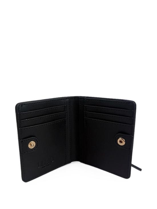 26FW 리우조 가죽소품 AF6177E1019BIFOLD22222 Black - LIU JO
