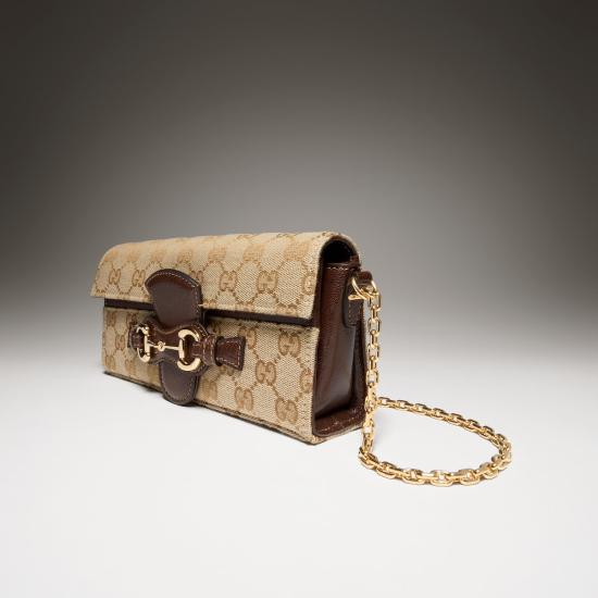 26FW 구찌 GG 마몽 카드 케이스 지갑 A006YUFAGH89651 VINT SAND DK BROWN - GUCCI