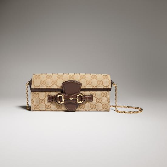 26FW 구찌 GG 마몽 카드 케이스 지갑 A006YUFAGH89651 VINT SAND DK BROWN