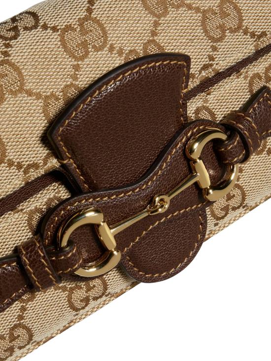 26FW 구찌 GG 마몽 카드 케이스 지갑 A006YUFAGH89651 VINT SAND DK BROWN - GUCCI