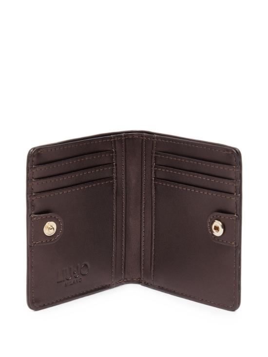 26FW 리우조 가죽소품 AF6177E1019BIFOLDX0782 Dark brown - LIU JO