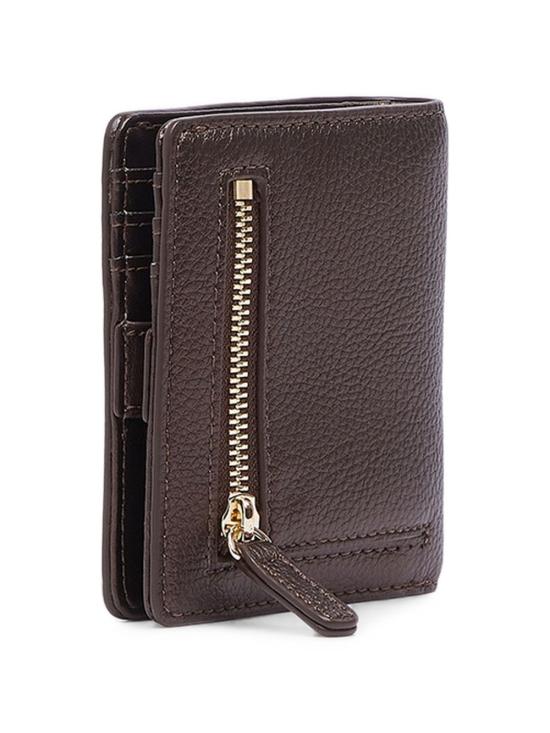 26FW 리우조 가죽소품 AF6177E1019BIFOLDX0782 Dark brown - LIU JO