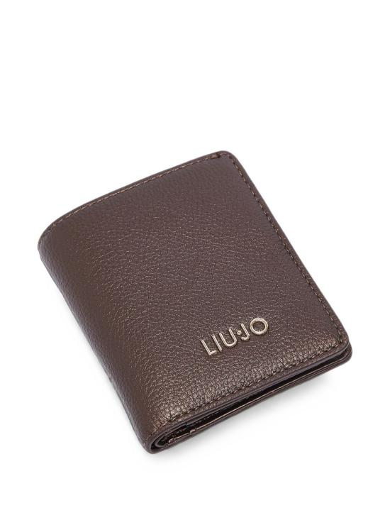 26FW 리우조 가죽소품 AF6177E1019BIFOLDX0782 Dark brown - LIU JO