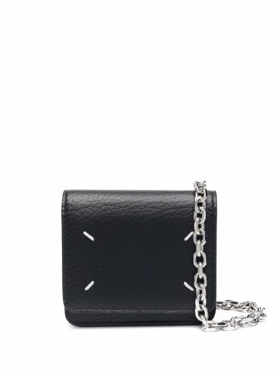 26FW 마르지엘라 스몰 레더 체인 지갑 SA3UI0009P4455T8013 Black