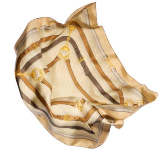 26FW 구찌 GG 자카드 울 실크 스카프 머플러 A007EA3G0019700 BEIGE