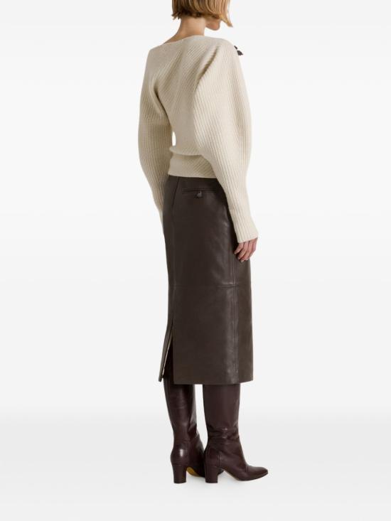 26FW 알베르타 페레티 스커트 A370566900092 Dark brown - ALBERTA FERRETTI