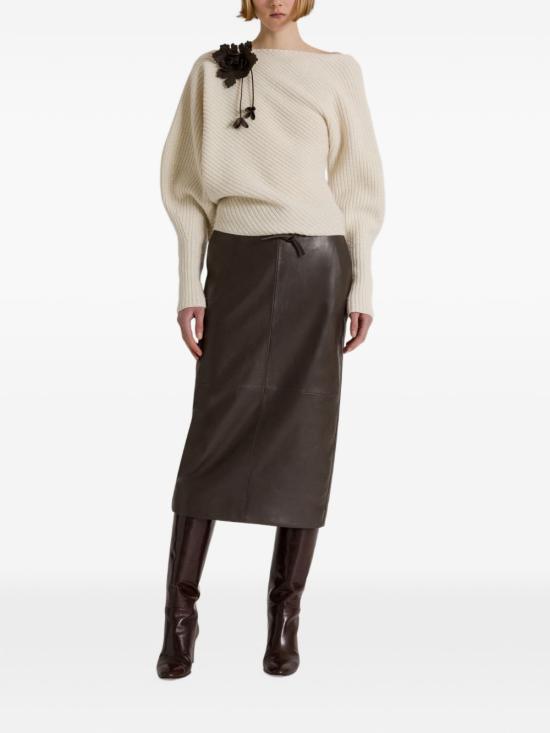 26FW 알베르타 페레티 스커트 A370566900092 Dark brown - ALBERTA FERRETTI