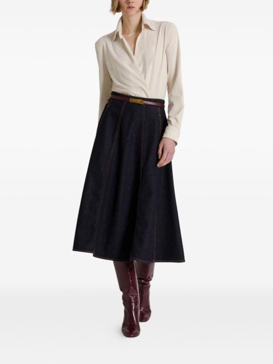 26FW 알베르타 페레티 스커트 A011566300290 Black - ALBERTA FERRETTI