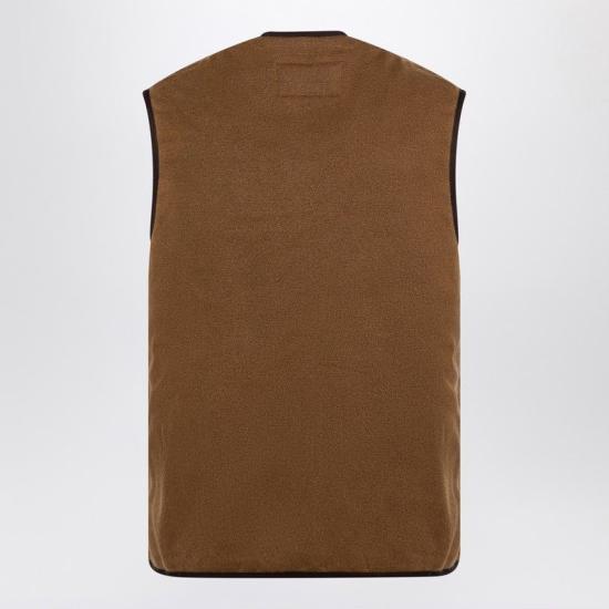 26FW 바버 웜 파일 웨이스트코트 집 인 라이너 MLI0004MLI1BR31 BROWN