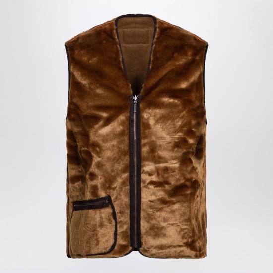 26FW 바버 웜 파일 웨이스트코트 집 인 라이너 MLI0004MLI1BR31 BROWN - BARBOUR