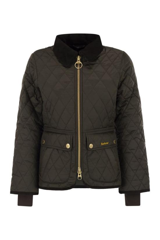 26FW 바버 비드넬 피티드 퀼티드 재킷 LQU1765LQUSG71 SAGE