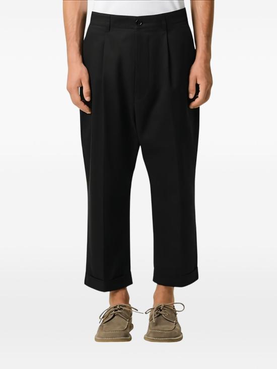 26FW 아미 코튼 캐롯 오버사이즈 트라우저 HTR121CO0132001 NOIR - AMI