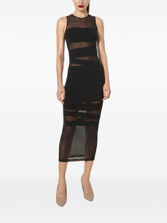 26FW 월포드 미디 원피스 572189180 BLACK - WOLFORD