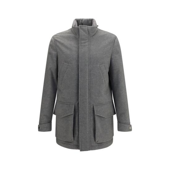 26FW 브루넬로 쿠치넬리 코트 BRMM4006005C478BB GRAY