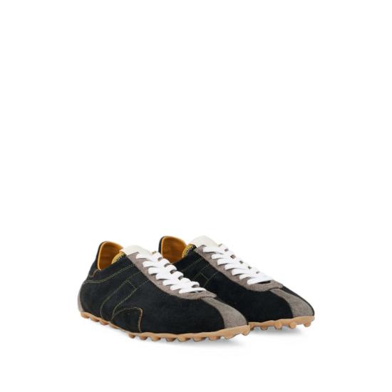 26FW 마르지엘라 스니커즈 메종  스프린터  워시드 스웨이드 그레이 스모크 쉐이드/그레이 - MAISON MARGIELA
