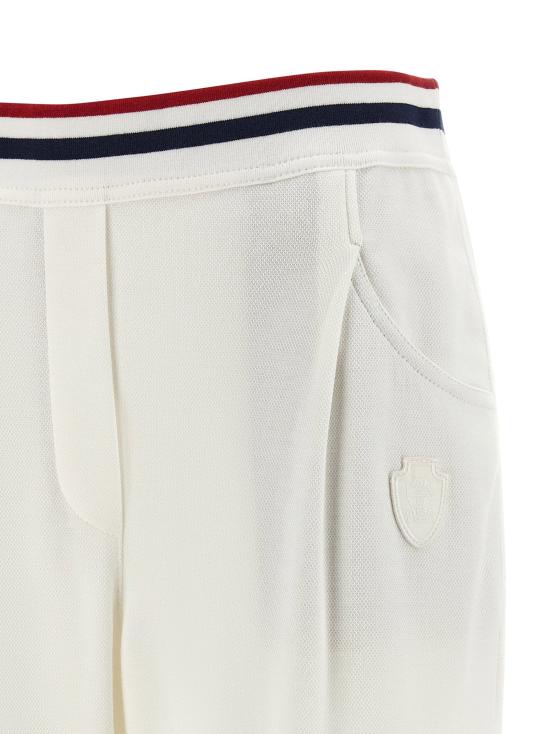  브루넬로 쿠치넬리 트레이닝/조거 팬츠 LDMG927P9194C7220 CREAM - BRUNELLO CUCINELLI