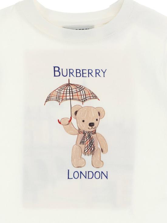  버버리 탑 LD8128138CHALKWHITE CREAM - BURBERRY