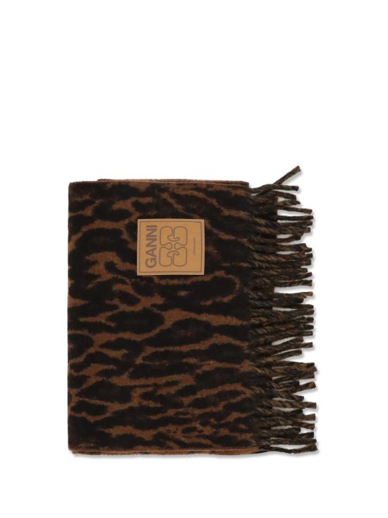 26FW 가니 머플러/스카프 B3020243 ZZB BROWN