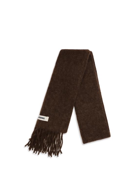 26FW 자크뮈스 프린지 울 스카프 ACU00572BOT4032 850 BROWN - JACQUEMUS